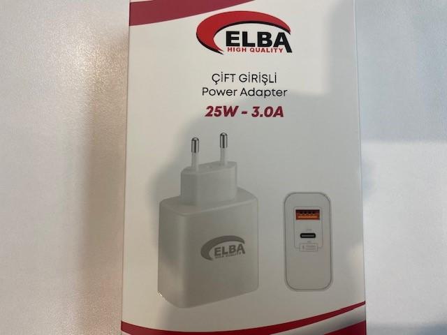 Elba ELB15 25W 3.0A Usb-A To Usb-C Hızlı Şarj Kafa