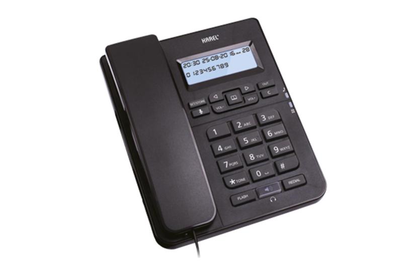 Karel TM145 Siyah Kulaklıklı Masa Üstü Telefon