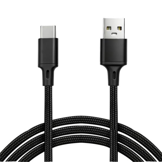 Vcom CU252 Type-C to USB 3m 15W Örgülü Şarj Kablo