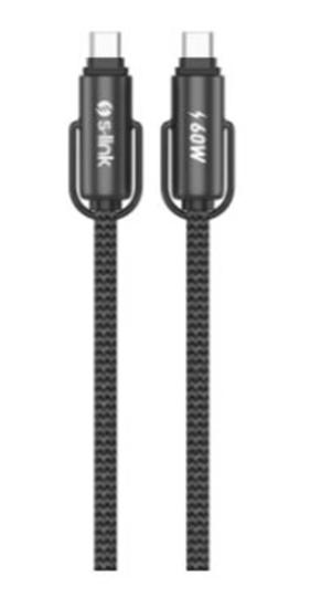 S-link Armor AC-01 Örgülü Siyah Şarj Kablosu