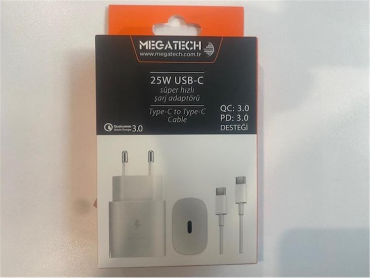 Megatech Mt-25w QC:3.0 PD:3.0 Ev Şarj Hızlı Şarj