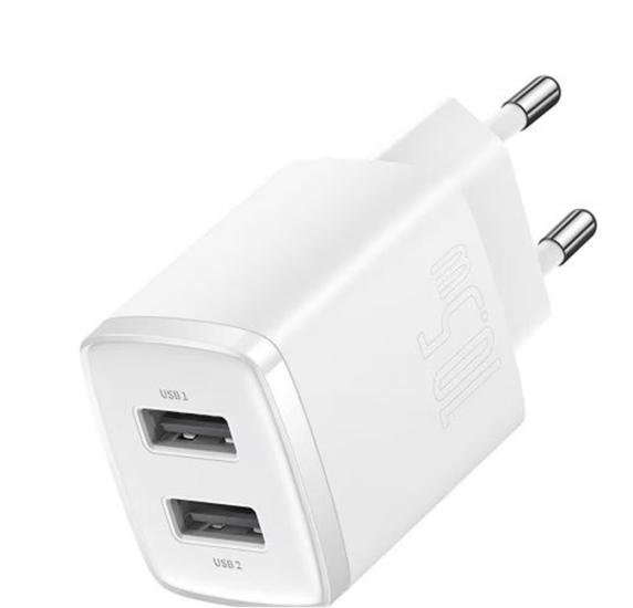 Baseus CCXJ010202 10,5W Beyaz Şarj Aleti