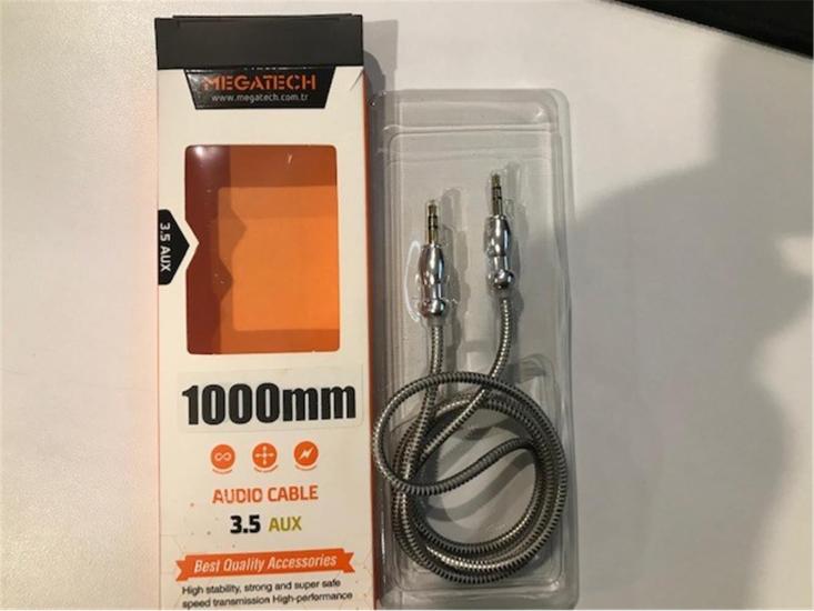 Elba Elb24 1Mt Aux Stereo To Stereo Örgülü Kablo