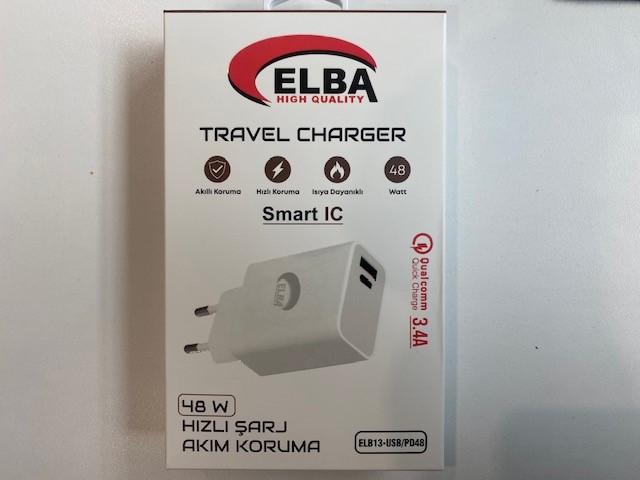 Elba ELB13 Elb-48w Akıllı Koruma Şarj Adaptörü