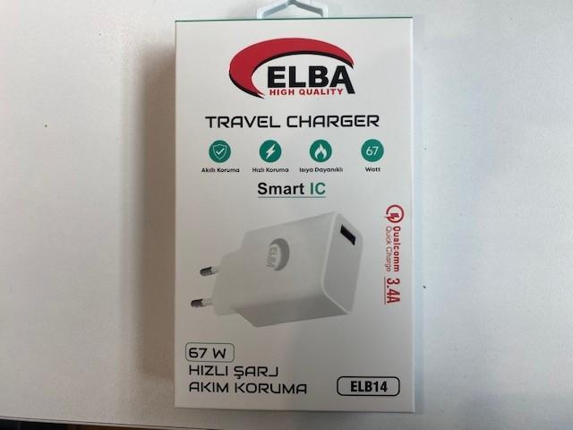 Elba ELB14 Elb-67w USB Hızlı Şarj Akıllı Koruma