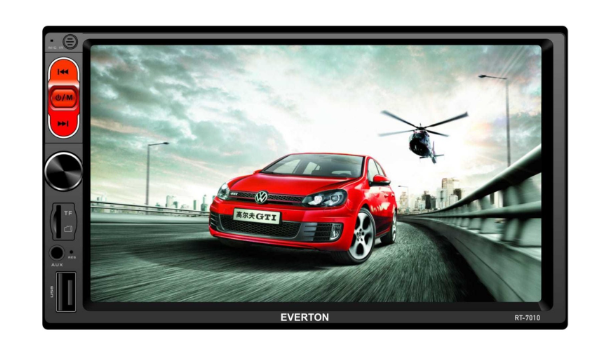 Everton Rt-7010 Mp5-Mp4-Mp3-DIVX-Usb-SD Cart Bluetooth İos 7’’Hd Ekran 75WX4