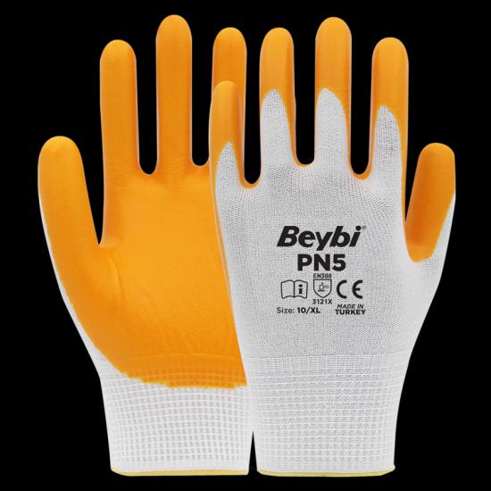 Beybi Nitril PMK PN5 10 Beden Eldiven 12li EN388