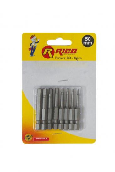 https://www.nedratek.com/Rıco 005-KK1132 50MM 8 Parça Allen Bits Uç Seti
