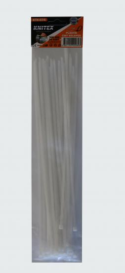 Knitex Ktx-074 3.6x300 mm 25li Adet Beyaz Plastik Kelepçe
