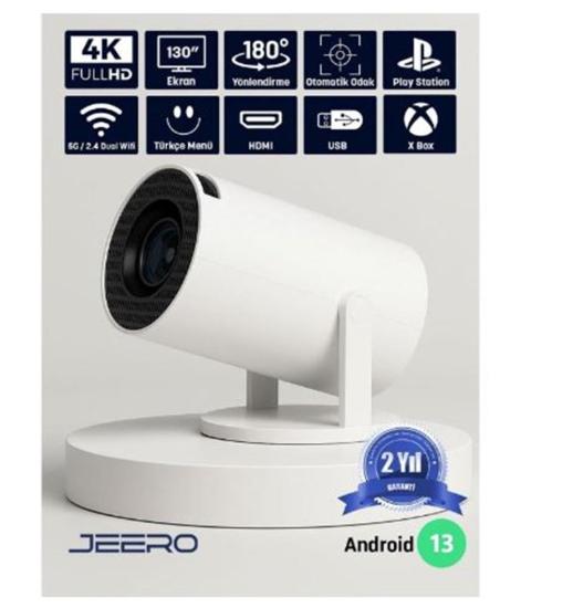 Jeero HY300PRO 4K Android 12 Portable Projektör