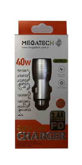 https://www.nedratek.com/Megatech T05-M24 Re Gri 3.4A 40W Usb Çelik Araç Şarj Aleti