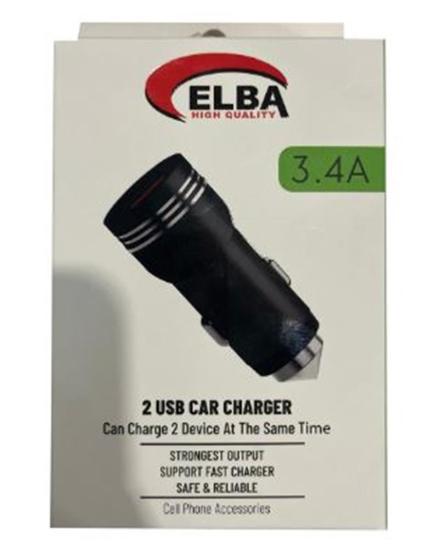 Elba ELB29 3.4 Araç Çakmaklık Şarj Aleti