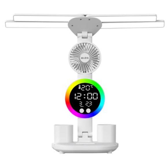 S-link SL-M9070 Glow Beyaz Kalemlikli Masa Lambası