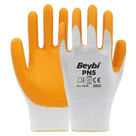 Beybi Nitril PMK PN5 10 Beden Eldiven 12li EN388