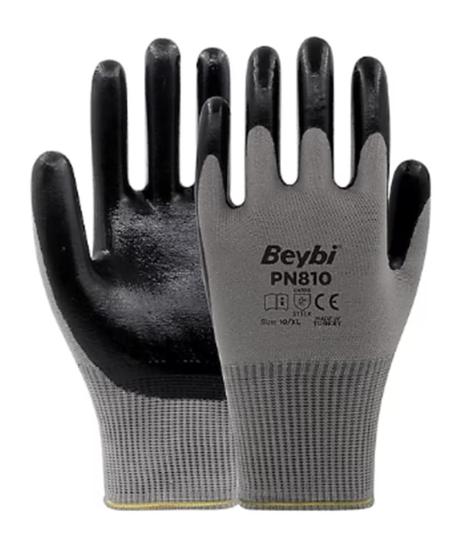 Beybi Nitril Polyester PN810  12li Eldiven