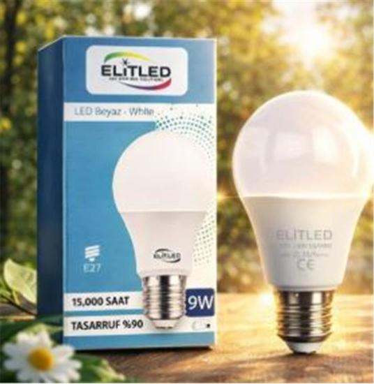 Elitled 9W Beyaz Led Ampul