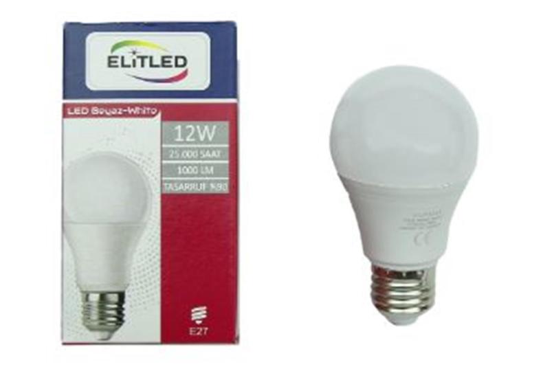 Elitled 12W Beyaz Led Ampul