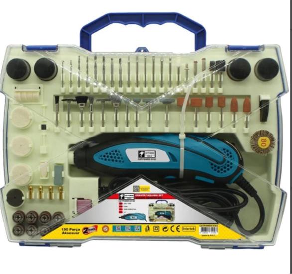 CatPower Cat-8103 Gravür Taşlama Seti 190 Parça