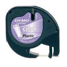 DYMO S0721530 LetraTag Plastik ŞeffaF Şerit 12267