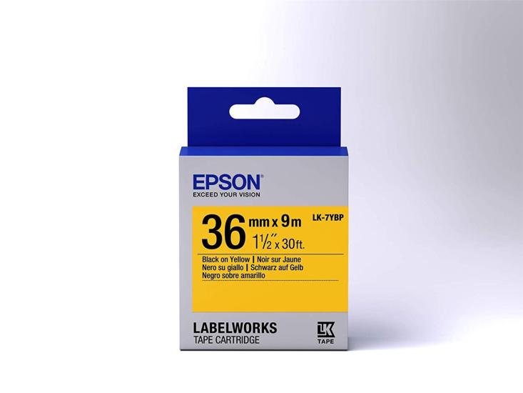 Epson LK-7YBP 36MM 9Metre Etiket