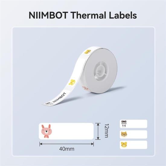 https://www.nedratek.com/Niimbot T12-40-160Zoo Beyaz-Renkli 12X40mm Termal Etiket