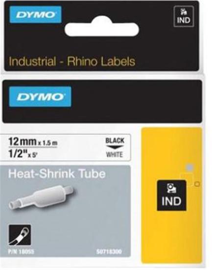 DYMO 18055 RhinoPRO Beyaz-Siyah Şerit