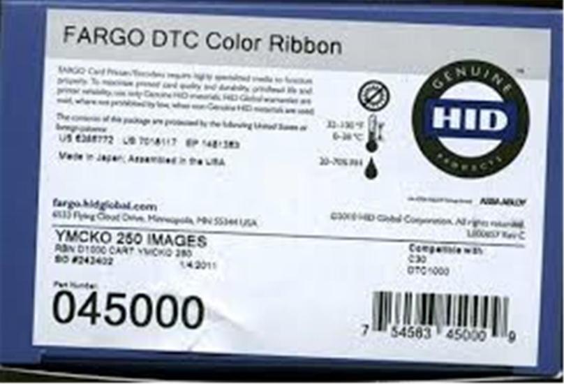 Fargo 045030 DTC1250e Renkli Ribbon