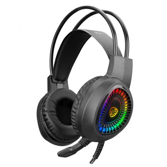 Hytech HY-G3 EAGLE Siyah 7.1 Usb Surround RGB Ledli Gaming Oyuncu Mikrofonlu Kulaklık