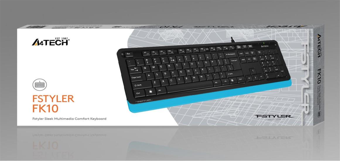 A4 Tech Fk10 Q Usb Tr Fn-Multimedya Klavye