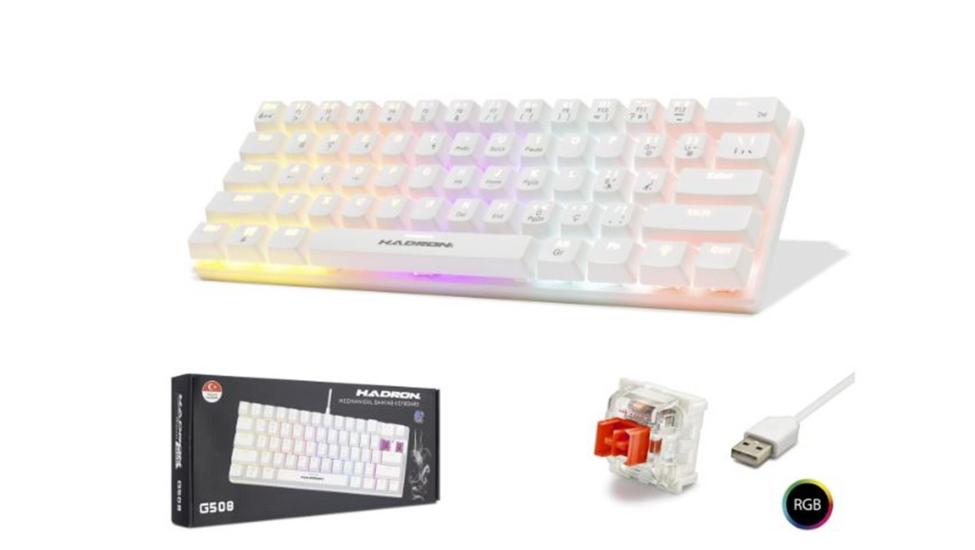https://www.nedratek.com/Hadron G508R Kablolu Oyuncu Mini Klavye Mekanik Red Switch Rgb Q Beyaz