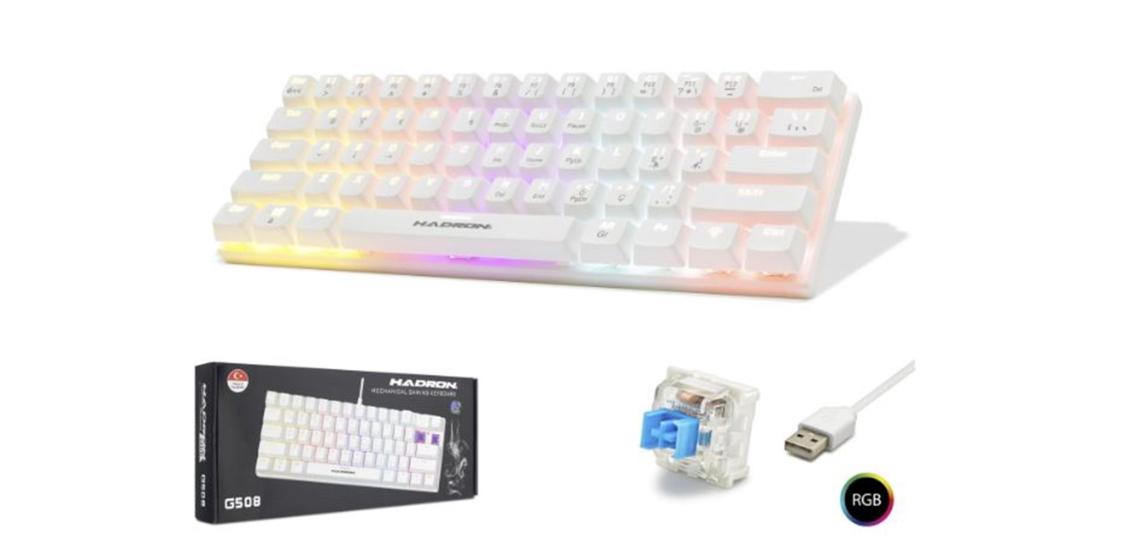Hadron G508B Kablolu Oyuncu Mini Klavye