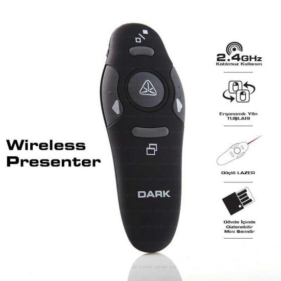 DARK DK-AC-WP03 2.4 GHz KABLOSUZ PRESENTER SİYAH