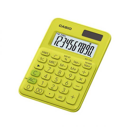 Casio MS-7UC-YG 10 Hane Masa Üstü Hesap Makinesi