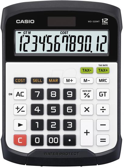 Casio WD-320MT 12 Hane Masa Üstü Hesap Makinesi