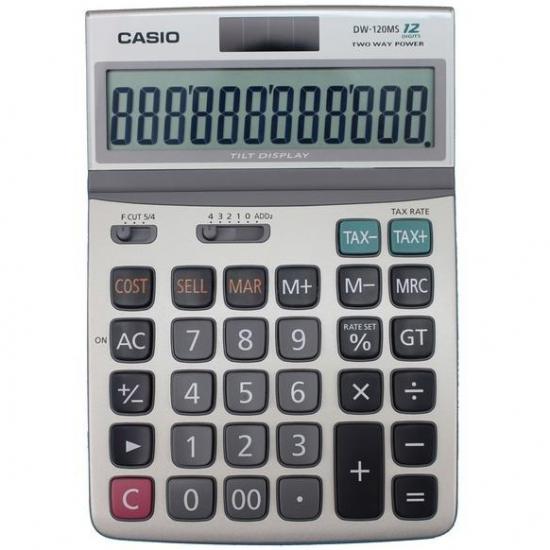 Casio DW-120MS 12 Hane Masa Üstü Hesap Makinesi