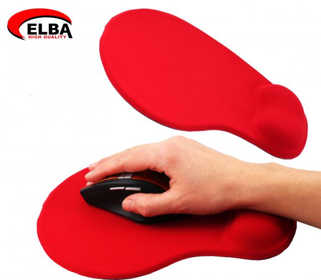 Elba K06152 Bileklikli Jel Mouse Pad Kırmızı