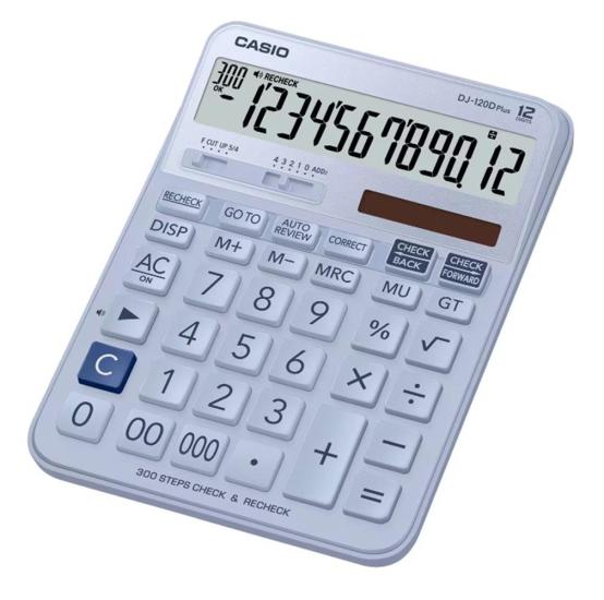 Casio DJ-120D Plus Masa Üstü Hesap Makinesi