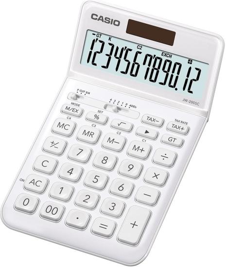 Casio JW-200SC-WE 12 Hane Masa Üstü Hesap Makinesi