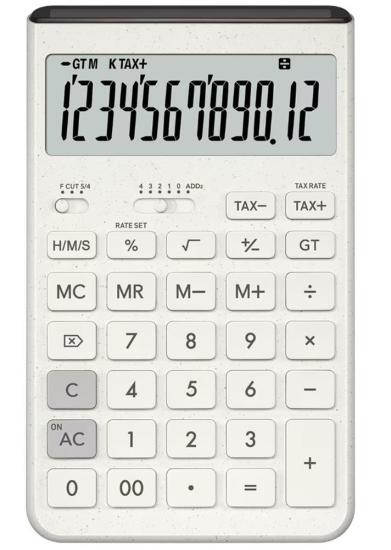 Casio JT-200T-WE 12 Hane Masa Üstü Hesap Makinesi