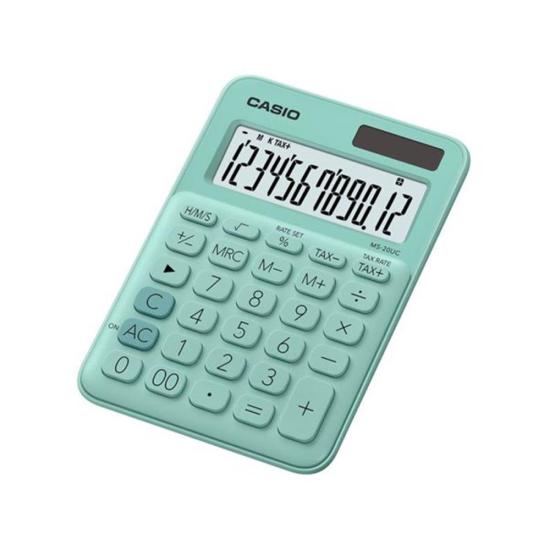 Casio MS-20UC-GN 12 Hane Hesap Makinesi
