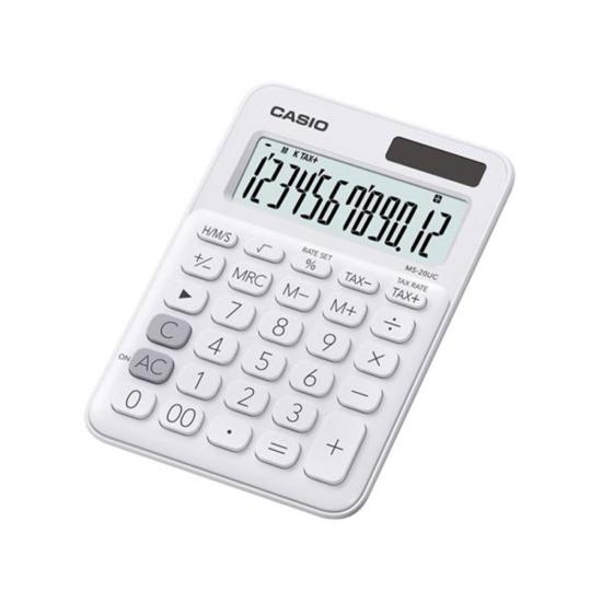 Casio MS-20UC-WE 12 Hane Hesap Makinesi