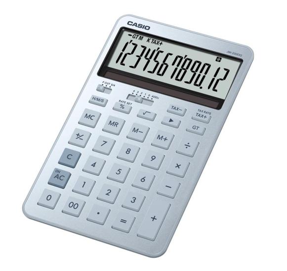 Casio JW-200DQ-BU12 Masa Üstü Hesap Makinesi
