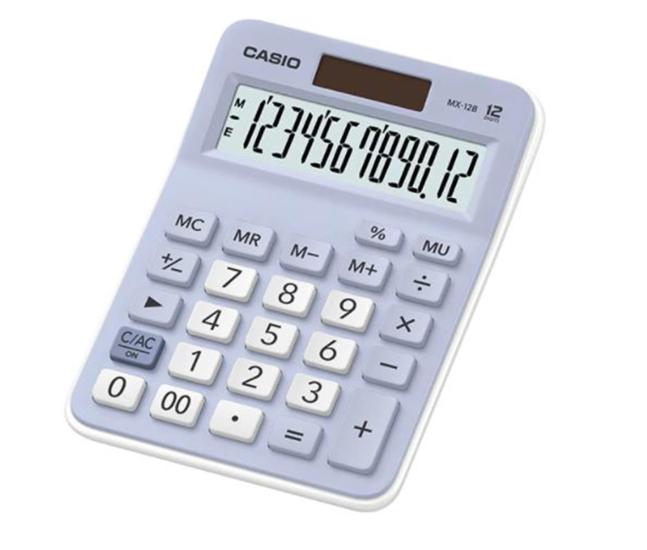 Casio MX-12B-LB  12 Hane Masa Üstü Hesap Makinesi