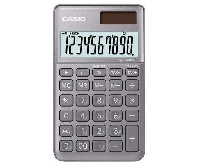 https://www.nedratek.com/Casio SL-1000SC-GY Cep Tipi 10 Hane Gri Hesap Makinesi