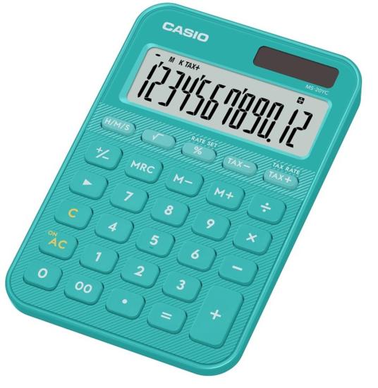 Casio MS-20YC-TU 12 Hane Masa Üstü Hesap Makinesi