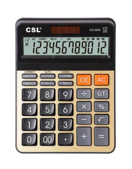 Csl CS-3809 12 Hane Masa Tipi Hesap Makinesi