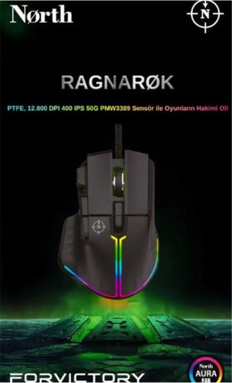 North Odin Pro WL 70G Kablosuz Gaming Mouse