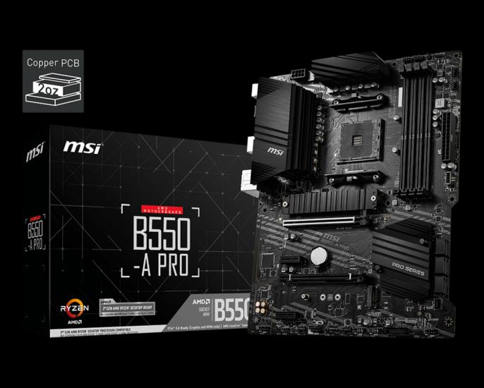 Msi B550-a Pro Ddr4 3200mhz Atx Am4