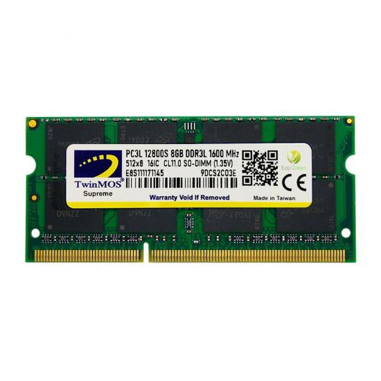 8 GB DDR3 1600 TWINMOS 1.35 NB MDD3L8GB1600N