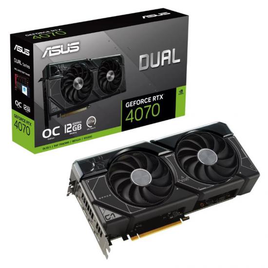 Asus Geforce DUAL-RTX4070-O12G 12gb 192bit